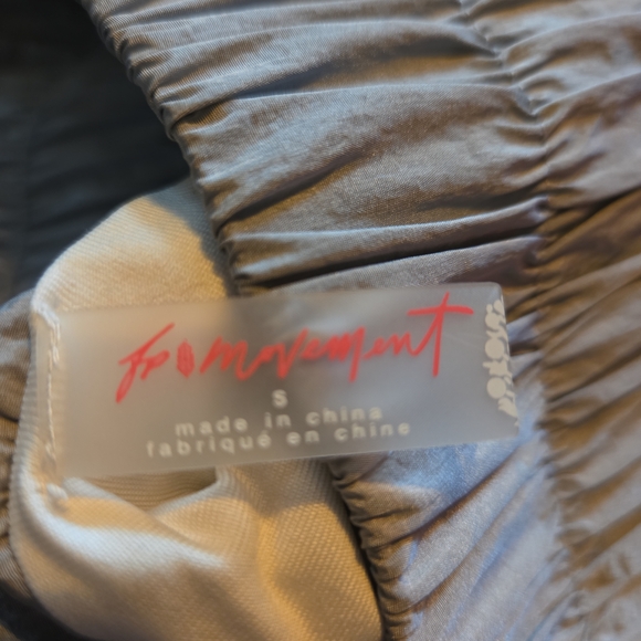 Free People Movement The Way Home Shorts Brushed Grey Size S High Waist - Picture 5 of 5